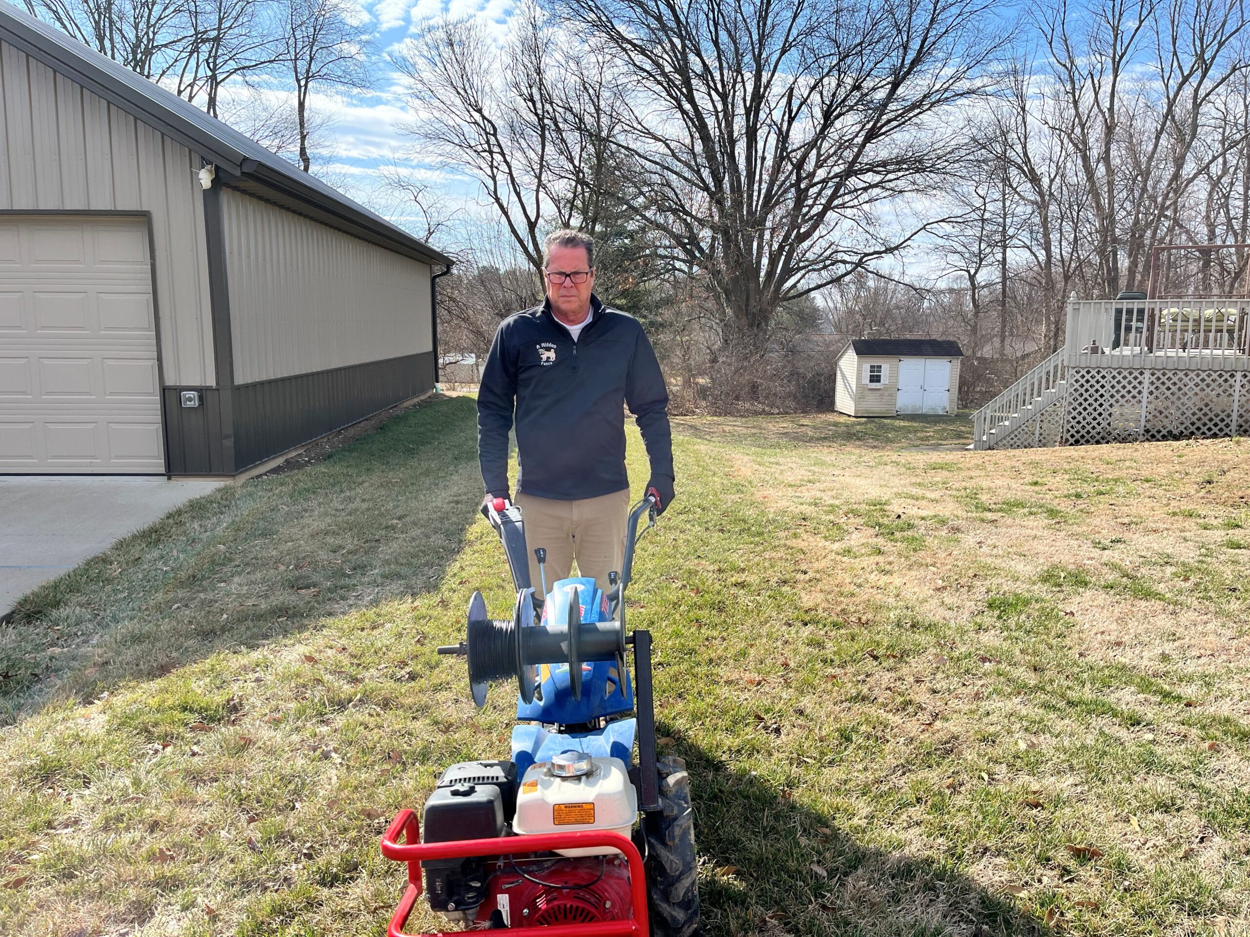Chuck Ellis. Owener of A Hidden Fence